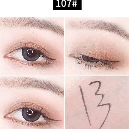 Professional Fast Dry Smooth Waterproof Eyeliner Pencils Eyes Brown Black Color Pigments Liquid Eye Liner Pen Make Up Tools