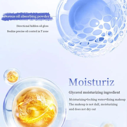 Silk Soft Mist Powder Cake Long Lasting Waterproof Smooth Pressed Face Powder Oil Control Lady Polvo Texture Makeup