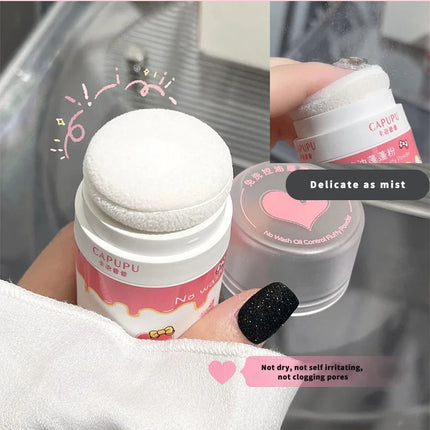 Hair mark powder cosmetic filling reissue artifact fluffy powder lazy powder powder control oil non-washing powder girl