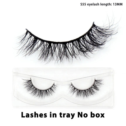 LEHUAMAO  3D Mink Lashes Wholesale Mink False Eyelashes Bulk 10/30/50 Pairs Soft Fluffy Natural Mink Lashes Makeup Mink Eyelashe
