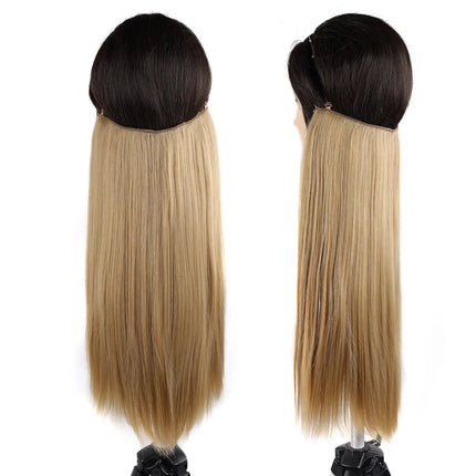 Real Beauty Single Clip In Hair With Adjustable Fish Wire Machine Made Human Hair Clip In Extensions Remy Hair