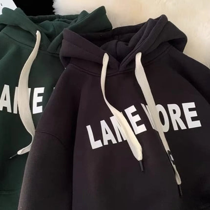 !!!viral!!! Heavyweight Fleece Hoodie Autumn Winter American Trendy Brand Men's Long Sleeve / Chandail à Capuchon Polaire Lourd Automne Hiver