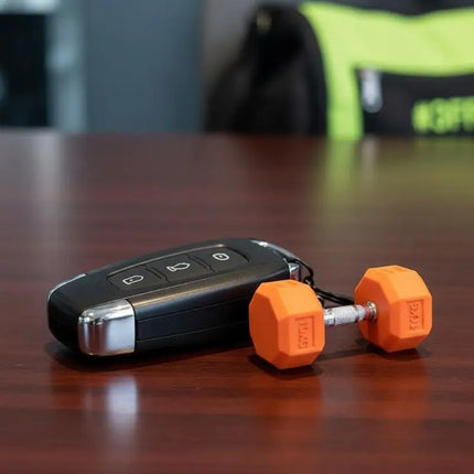 Fashion 3D PVC Dumbbell Keychain Mini Barbell Keyring Sports Gym Gift For Fitness Enthusiasts