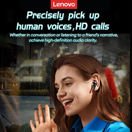 Lenovo GM2 Pro Earphone Bluetooth 5.3 Headphones with Mic 9D Stereo Pro 6 Lenovo Earbuds Dual Modes Music Game Wireless Headset