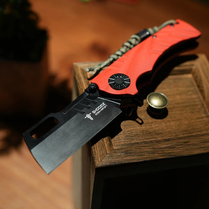 STRIDER MFS TRIBUT NEW HAN317 Knife  Linen Handle Folding Blade Knife Outdoor Climbing Hunting Tactics Survival Jungle Rescue