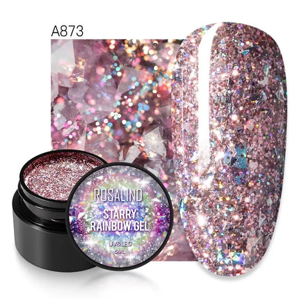 ROSALIND 5ML Painting Gel Nail Polish Nail Art Design Varnishes Stamping Polish Semi Permanent Gels Top Coat Manicure Lacquer