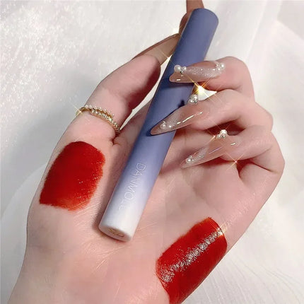 5 Colors Matte Lipstick Set Long Lasting Waterproof Non-Stick Red Lips Lip Tint Cosmetic Makeup Glaze Easy Fade Cup Lip