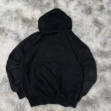 Street Y2K New Hip Hop Joker Fleece Thickened Zipper Hoodie Women Harajuku Casual Loose Punk Sweatshirt Couple Trend Warm Hoodie