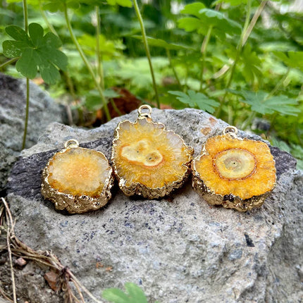 Fashion Irreguar Druzy Agat Pendant Natural Quartz Connector Charms For Jewelry Making  Necklace Bracelet Earrings DIY 2pcs/lot
