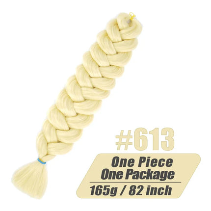 High-end Wigundle Kanekalon Crochet Hair Braiding Hair Extensions For Women Jumbo Braids Pre Stretched Synthetic Hair X pression