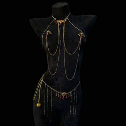 Metal Nipple Clamps Body Chain Women's Body Jewelry Massage Nipples SM Adult Toys Flirting Sex Toys Sextoy Product Clamps 18+