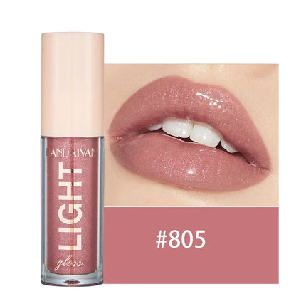 12 Colors Mirror Pearl Lip Gloss Long-lasting Moisturizing Shine Glitter Lip Glaze Waterproof Glass Liquid Lipstick Women Makeup