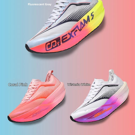 New Cushioning Running Shoes For Men Suitable Heavy Runners Lace Up Sports Women Non-slip Outdoor Athletic Male Sneakers