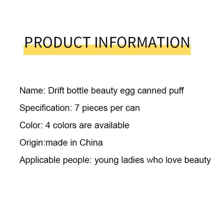 7Pcs/Set Makeup Sponge Set, Suitable for Liquid BB Cream Powder Application, Makeup Egg Dry Wet Dual-use Powder Puff