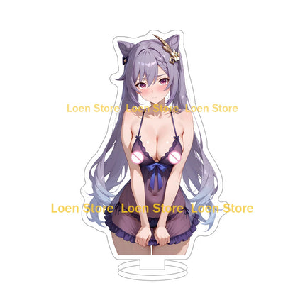 Hot game Anime sexy lingerie bikini girl student big ass big breasts bunny girl Anime Figure Acrylic stand desk ornament gift