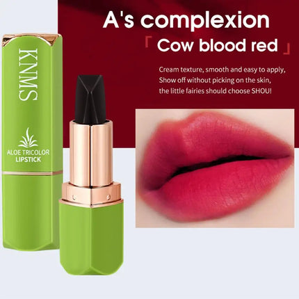 Magic lipstick winter Moisturizing Changing 3 colors Lip Balm Natural Aloe Vera Long Lasting Lipstick for Women Color-Shifting M