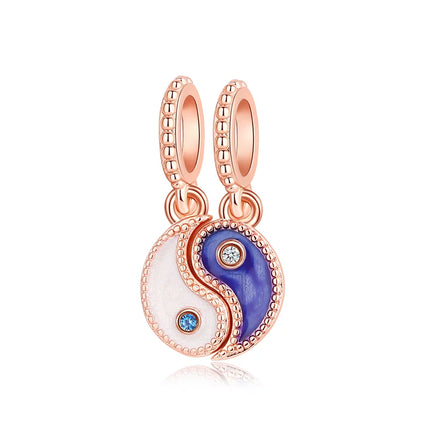 925 Sterling Silver Charms Beads Original Japanese Doll Fortune Cat Charm Fit Brand Bracelets Bangles DIY Jewelry For Women
