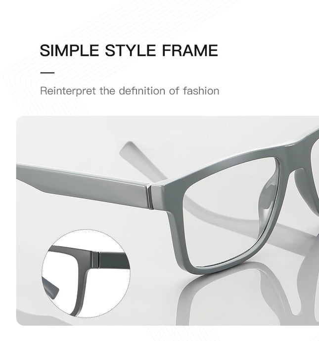 JMISUS Square Progressive Multifocal Glasses for Men Photochromic Lenses for Near and Far Vision Prescription Sunglasses Outdoor