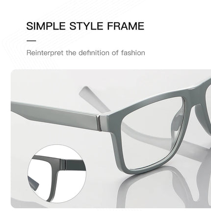 JMISUS Square Progressive Multifocal Glasses for Men Photochromic Lenses for Near and Far Vision Prescription Sunglasses Outdoor