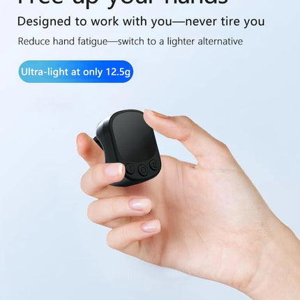 Tiktok Scrolling Ring Remote Control Touchpad Camera Shutter Mouse Ring for Short Video Control Compatible with iPhone iPad