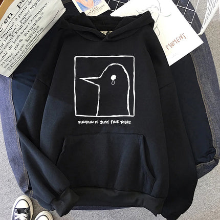 Goodnight Punpun Hoodie Women Harajuku Graphic Kawaii Hoodies Unisex Anime Manga Cartoon Oyasumi Punpun Pullover Sweatshirts