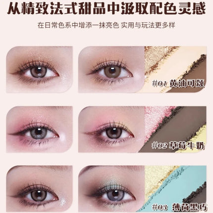 Flower Knows Makeup The Sweetie Bear Collection Eyeshadow Palette 6 Colors Glitter Matte Bronzer Multi Use Kawaii  Cosmetics