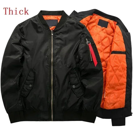 2025 New Jacket Mens Autumn and Winter Thickened Outdoor Baseball Suit Windproof Coat Men Casual Camping Lightweight Windbreaker