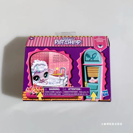 Hasbro Littlest Pet Shop LPS Blind Box Toy Cute Big Eyes Cat Dog Rabbit Model Pendant Animal Doll Mystery Box Toy Children Gift