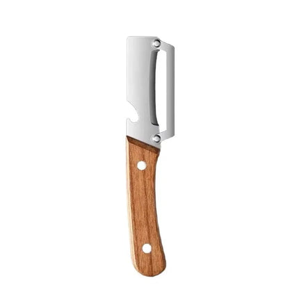 Multifunctional Peeler & Scallion Shredder, Stainless Steel Peeler, Scallion Slicing Tool, Kitchen Fruit Vegetable Peeler, Melon
