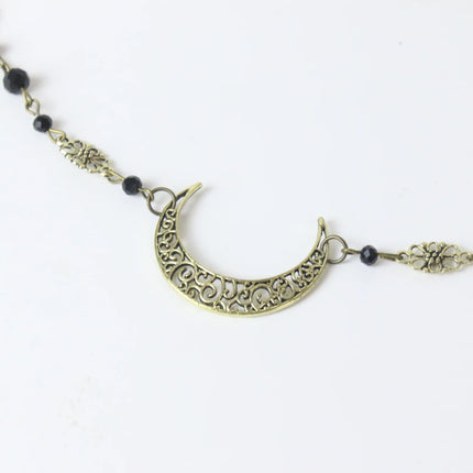 Vintage Moon Pattern Accesorios Mujer Head Chain Beads Hair Jewelry Party Wedding Headband for Women Crown Pince Cheveux Femme