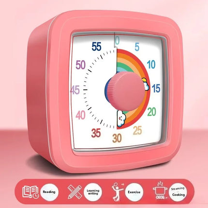 School Visual Timer Children Visual Timer With Night Light Kitchen Accessories Stop Watch Digital Stopwatch Pomodoro