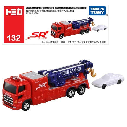 Takara Tomy Tomica Large Vehicle Series Diecast Extended Truck Bus and Business Engineering Transport Vehicle Alloy Die-casting