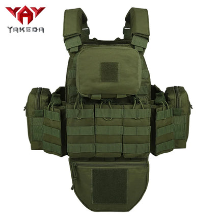 YAKEDA 5-Piece Tactical Training Vest - Waterproof & Expandable