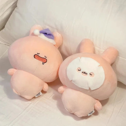 In Stock New Asamimi Doll Soothing Plush Doll Series Soft U-Shaped Pillow Home Decoration Kawaii Holiday Birthday Gifts