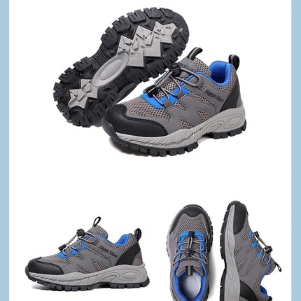 New Hiking Shoes Children Designer Climbing Trekking Sneakers for Boy Girl Leather Outdoor Sports Work Kids Shoes Run Shoes