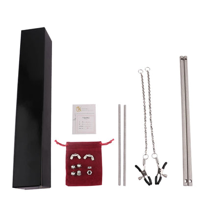 QKKQ Wearable Stainless Steel Breast Bondage Sexy Tools Chest Stimulate Nipples Massager BDSM Sex Toys Couple Erotic Accessories