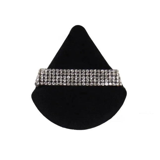 New Diamond Triangle Powder Puff Sponge Velvet Triangle Powder Puff Facial Beauty Soft Smooth Face Makeup Tool Makeup Sponge
