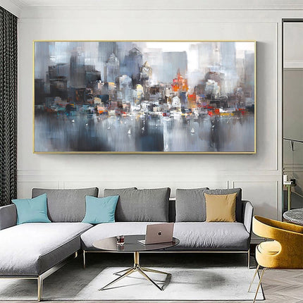 New Abstract Large Sizes 100% Handmade Oil Painting On Canvas Wall Art Pictures For Living Room Decoration Accessories Frameless