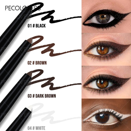 1PC Exquisite Eyeliner Pencil - Glides on Smoothly Without Any Clumping, Features a Super Fine Tip for Drawing Inner Eyeliner