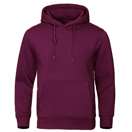 Autumn and Winter Men's and Women's Warm Sportswear Casual Solid Color Pullover Fashionable Hot Selling Fitness Pocket Hoodie