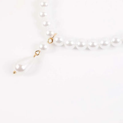 Exquisite Elegant Imitation Pearl Waist Chain for Women Fashion White Pearl Beaded Temperament Belly Chain Body Jewelry Gifts