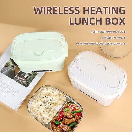 RT-505 Portable Insulated Lunch Box - No Water Wireless Heating Feature for Fresh Food Storage