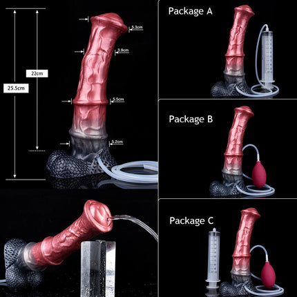 NNSX Silicone Squirting G-Spot Dildo Anal Plug with Suction Cup Prostate Massager For Men Woman Gay Adult Toy Anus Expansion