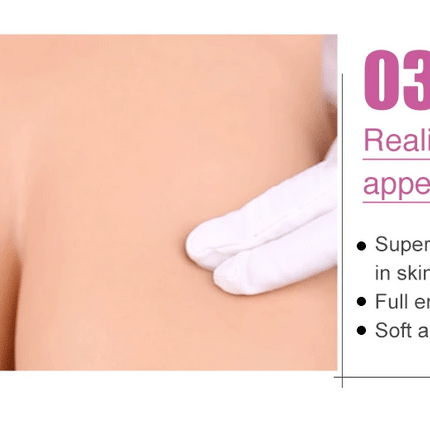 Dokier Realistic Silicone Crossdressing Huge Fake Breast Forms Boobs for Crossdressers Drag Queen Shemale Crossdress Prothesis