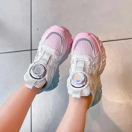 Children Sneakers Unisex Dad's Shoes Baby Boy Trainers Girls Shoes Clunky Sports Tennis Casual Flats Child Infant Footwear