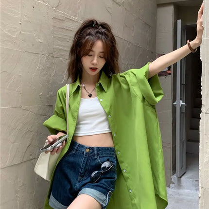 XEJ Elegant and Youthful Women's Blouses Oversize Shirts Women's Summer Clothing Spring 2022 Short-Sleeve Youth Blouses