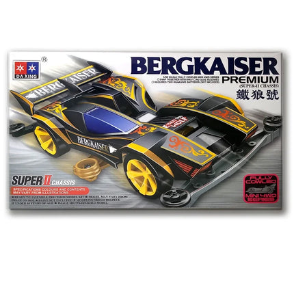 Spider king mini four-wheel drive car, 1/32 scale super assembly model car, classic spider racing toy collection & gift.