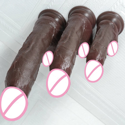 Realistic Man Thick Huge Dildo Soft Anal Vaginal Masturbators Small Fake Penis Adults Sex Toy for Women Suction Cup Big Dick