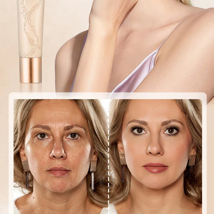 Natural liquid foundation, waterproof and sweat proof, durable makeup effect, multi color optional, create a natural foundation