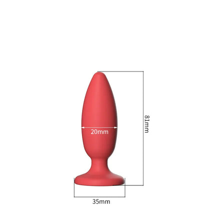 Anal Plug Silicone Butt Plug 3 Sizes Butt Plug Crystal Base Anal Vaginal Expander Sex Toy Adults Games Couple Erotic Products